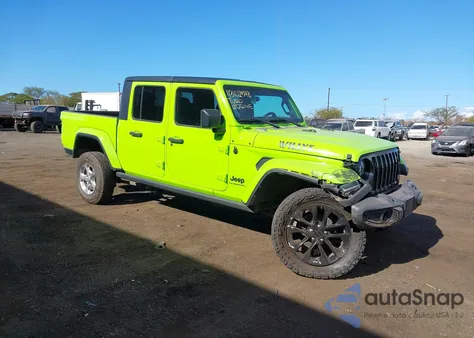 2021 Jeep Gladiator Willys 4X4 из США, поврежденный, VIN 1C6HJTAG9ML619155
